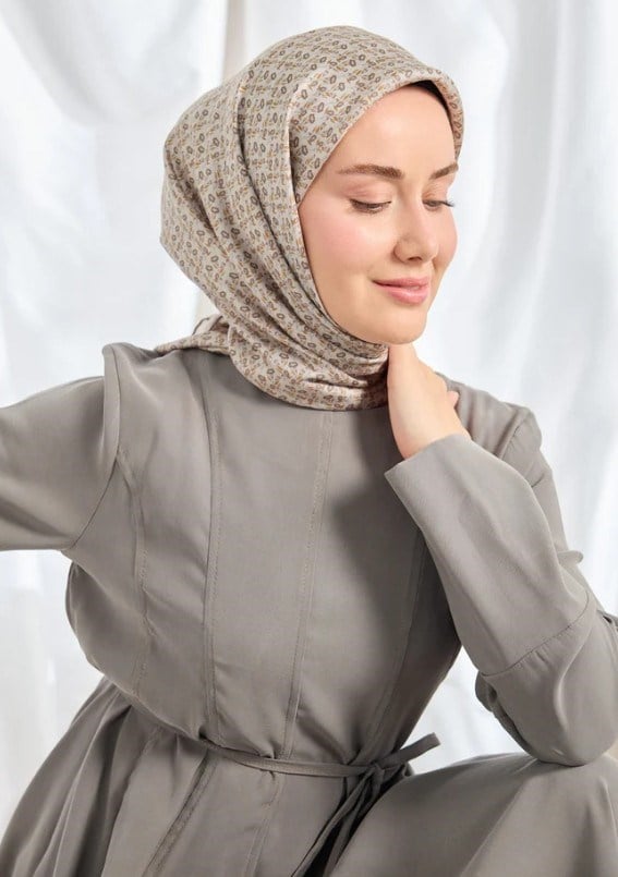 Silk Home Twill İpek Eşarp - 11540-05 Açık Gri