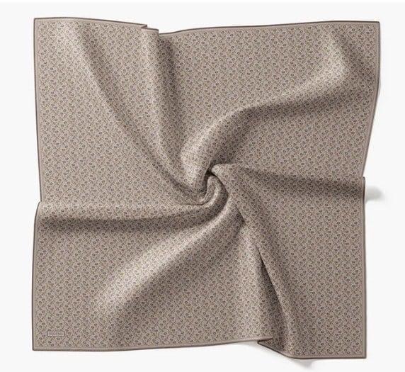 Silk Home Twill İpek Eşarp - 11540-05 Açık Gri