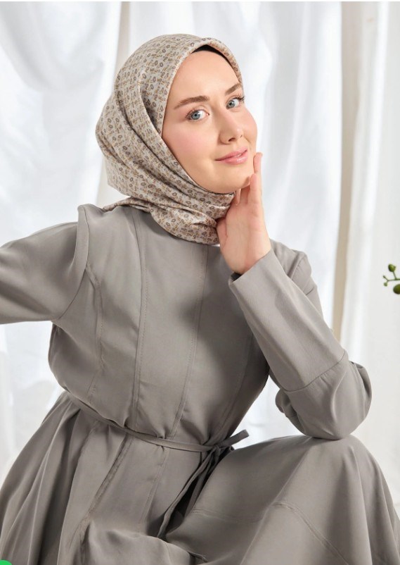 Silk Home Twill İpek Eşarp - 11540-05 Açık Gri