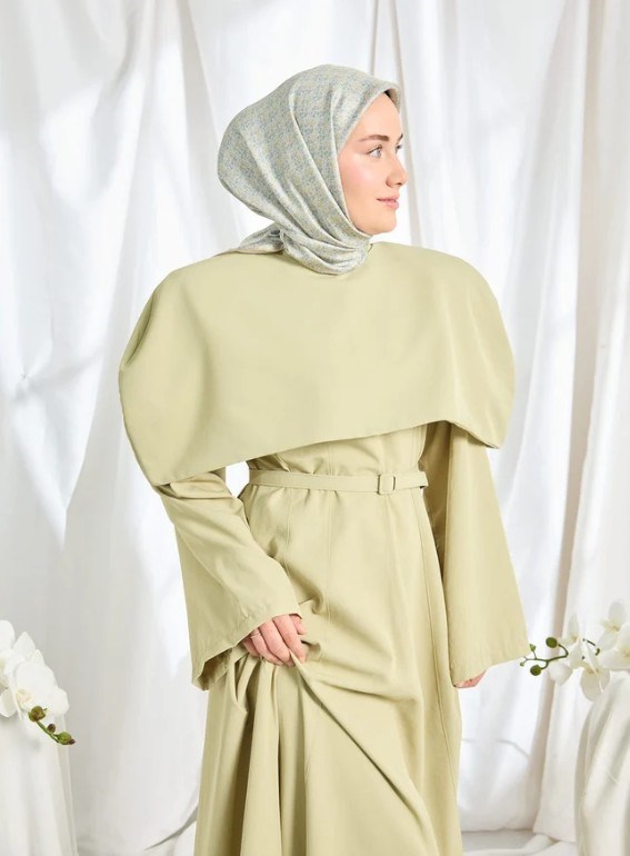 Silk Home Twill İpek Eşarp - 11540-11 Mavi Gri