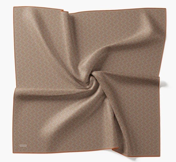 Silk Home Twill İpek Eşarp - 11540-15 Vizon