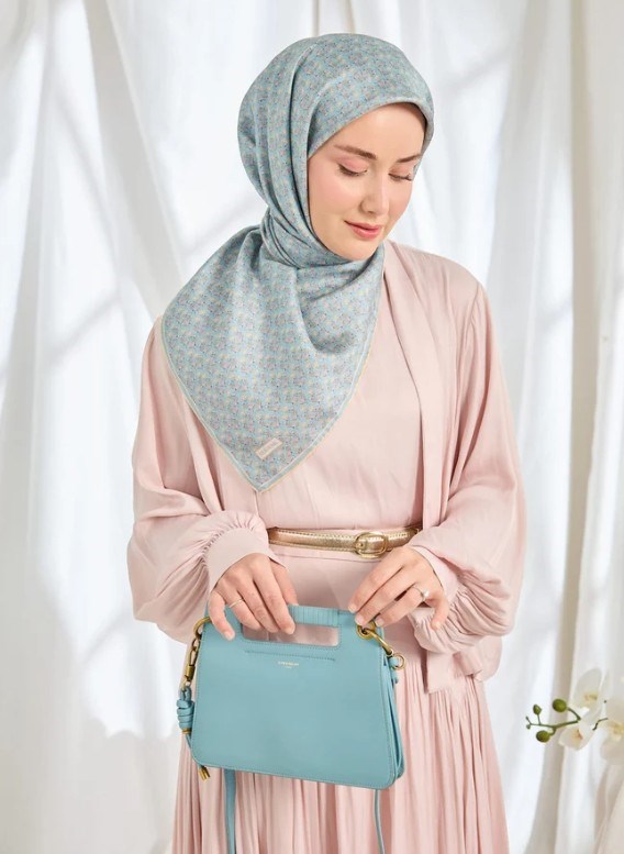Silk Home Twill İpek Eşarp - 11540-20 Bebe Mavi 