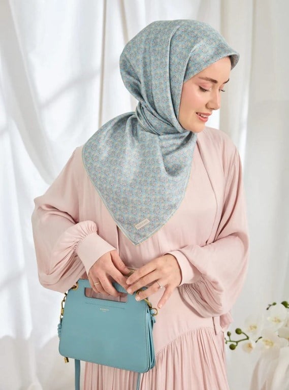 Silk Home Twill İpek Eşarp - 11540-20 Bebe Mavi 