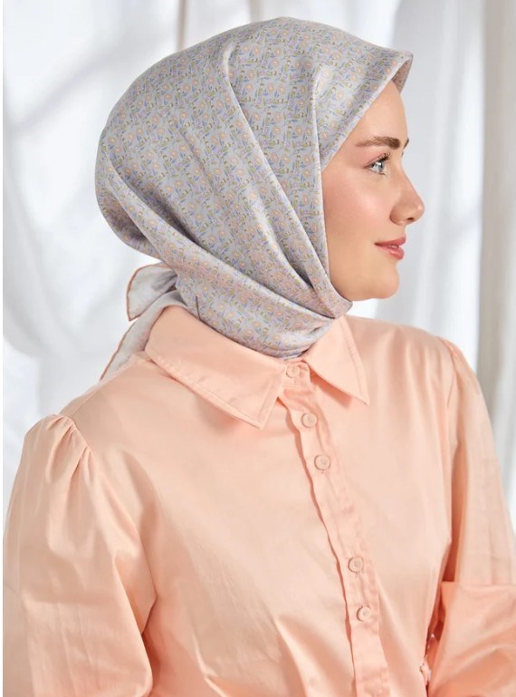Silk Home Twill İpek Eşarp - 11540-28 Lila 