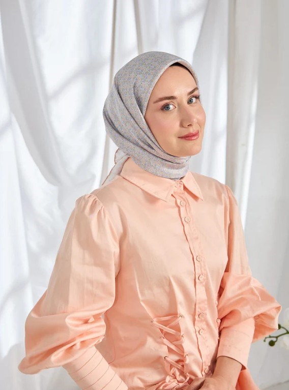 Silk Home Twill İpek Eşarp - 11540-28 Lila 