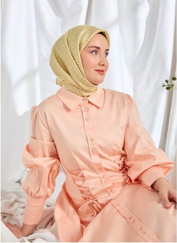 Silk Home Twill İpek Eşarp - 11540-31 Açık Sarı