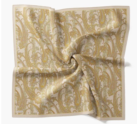 Silk Home Twill İpek Eşarp - 11542-12 Krem