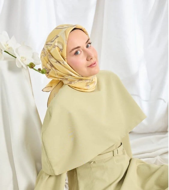 Silk Home Twill İpek Eşarp - 11548-09 Sarı