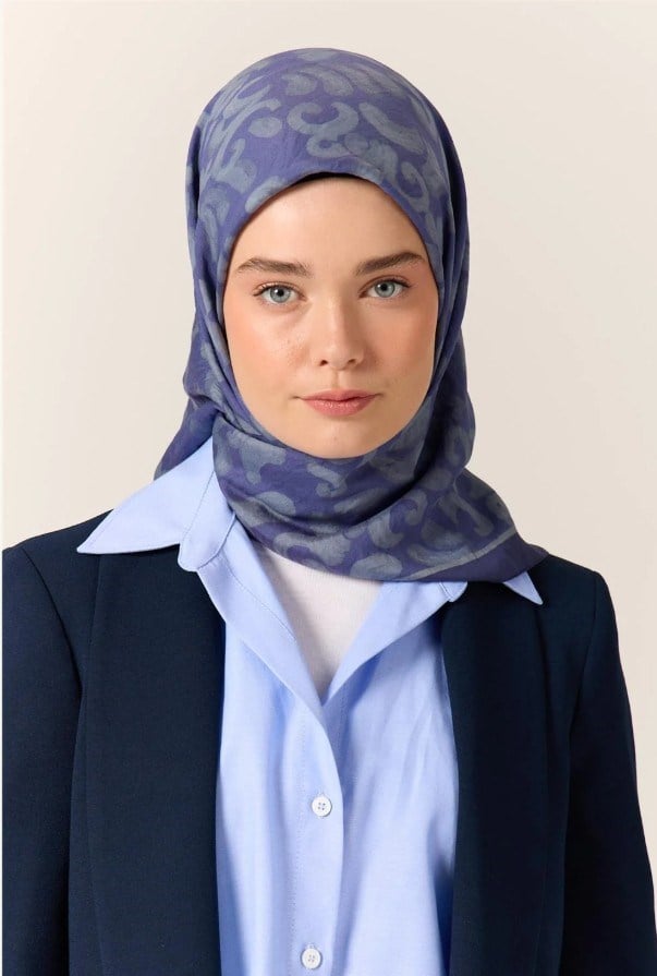 Silk Home Velora Eşarp - 161002-24 Mor Gri