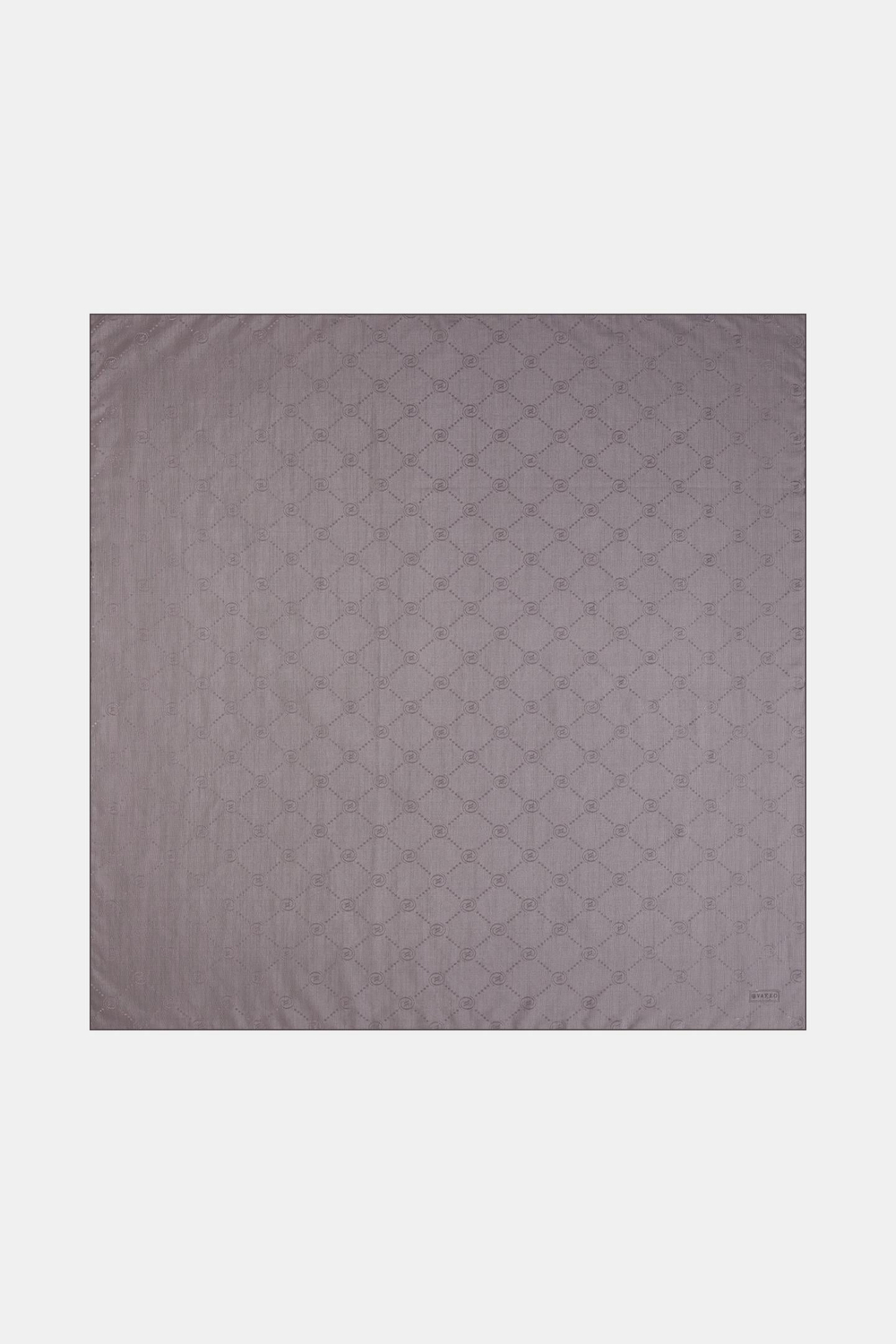 Vakko Pamuk İpek Eşarp - Monogram - Duman