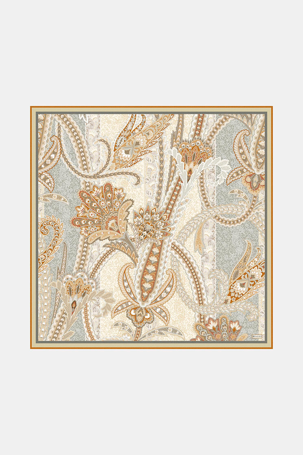 Vakko Twill İpek Eşarp - 4145-65 Soft Camel