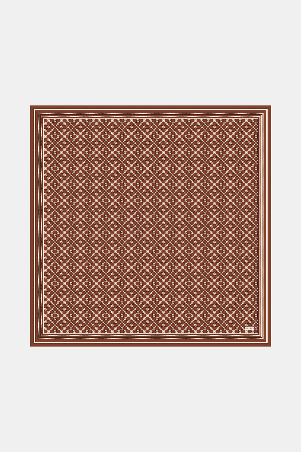 Vakko Twill İpek Eşarp - Özel Seri - Bakır