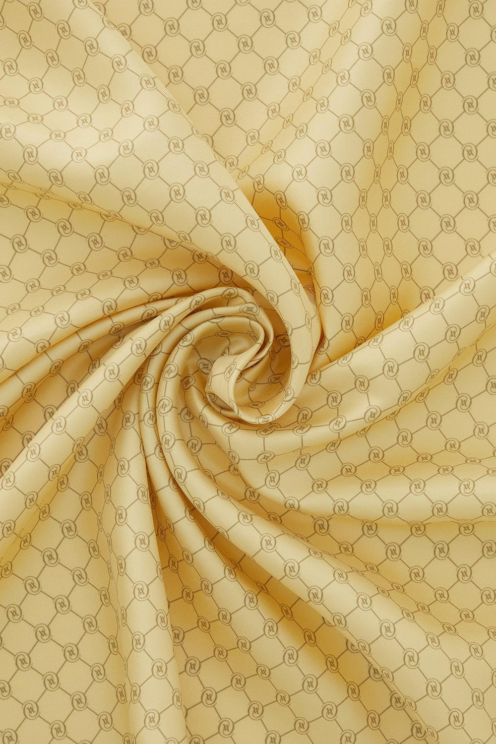 Vakko Twill İpek Eşarp - Özel Seri - Sarı