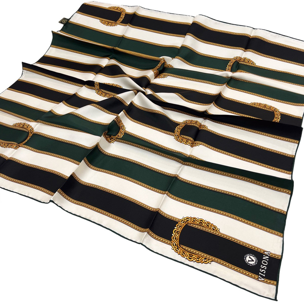 Vissona Twill İpek Eşarp - 10502 - 0001-0036