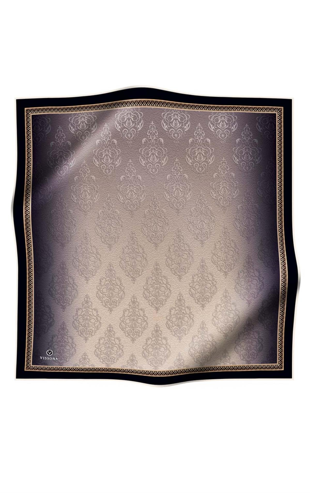 Vissona Twill İpek Eşarp - 10655 - 0003
