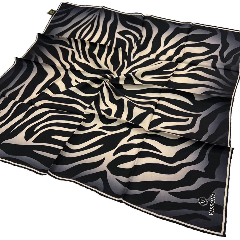 Vissona Twill İpek Eşarp - 6259 - 0003-0001