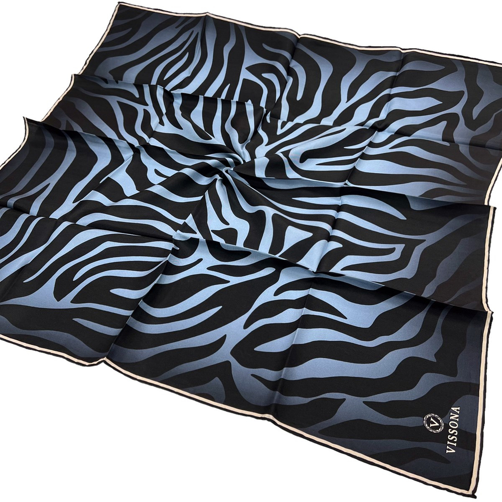 Vissona Twill İpek Eşarp - 6259 - 0031-0001