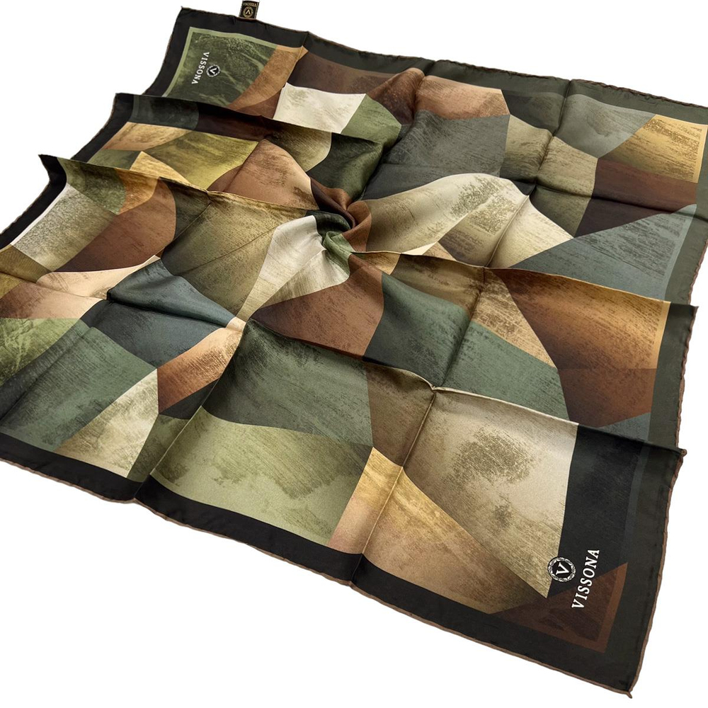 Vissona Twill İpek Eşarp - 936 - 0037-0006