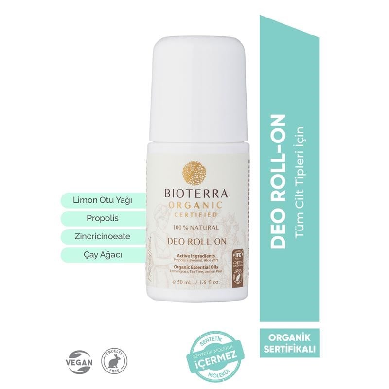 Bioterra Organik Deo Roll-on 50 ml
