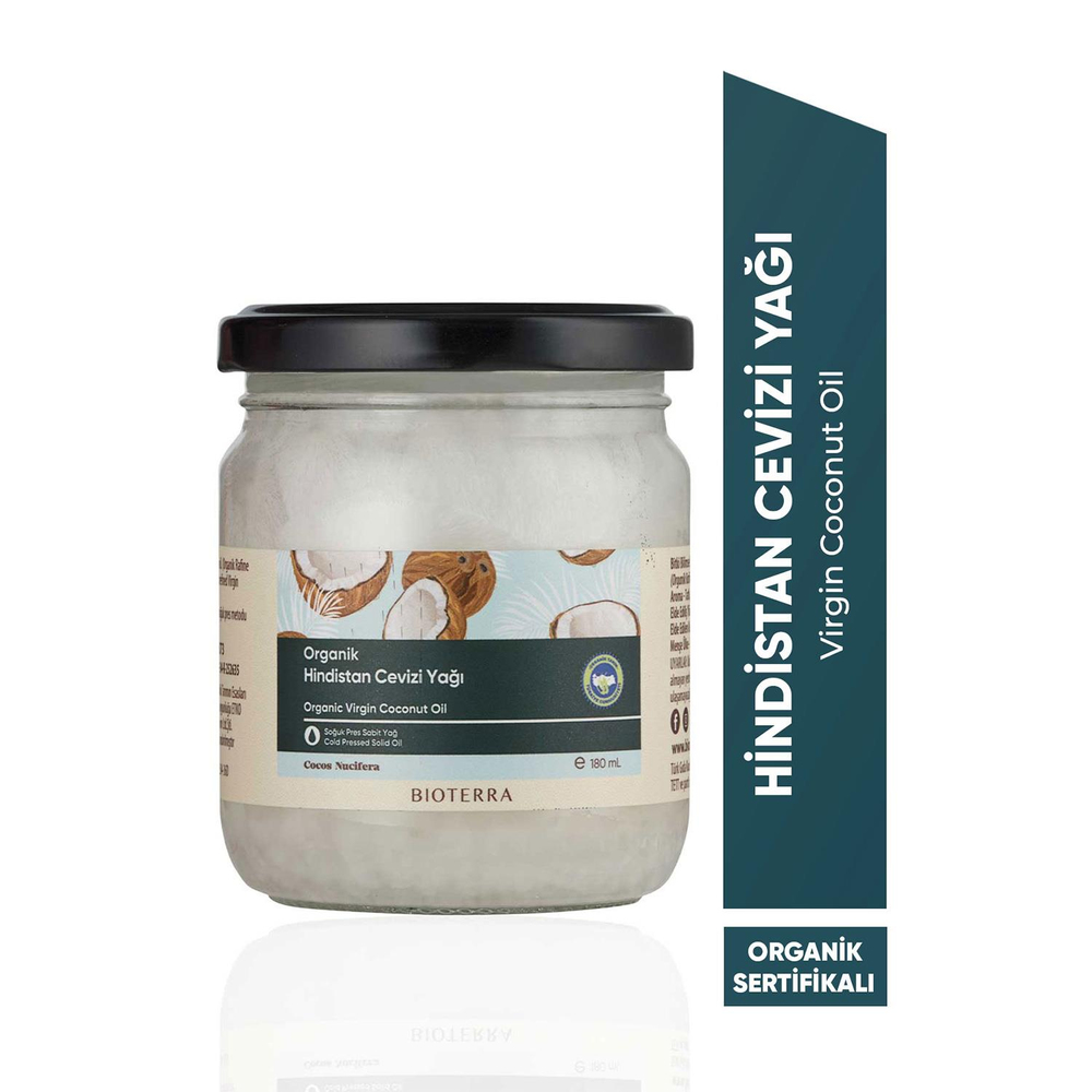 Bioterra Organik Hindistan Cevizi Yağı 180 ml