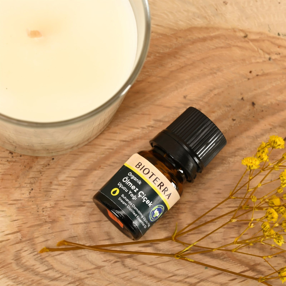Bioterra Organik Ölmez Çiçek Uçucu Yağı 2,5 ml