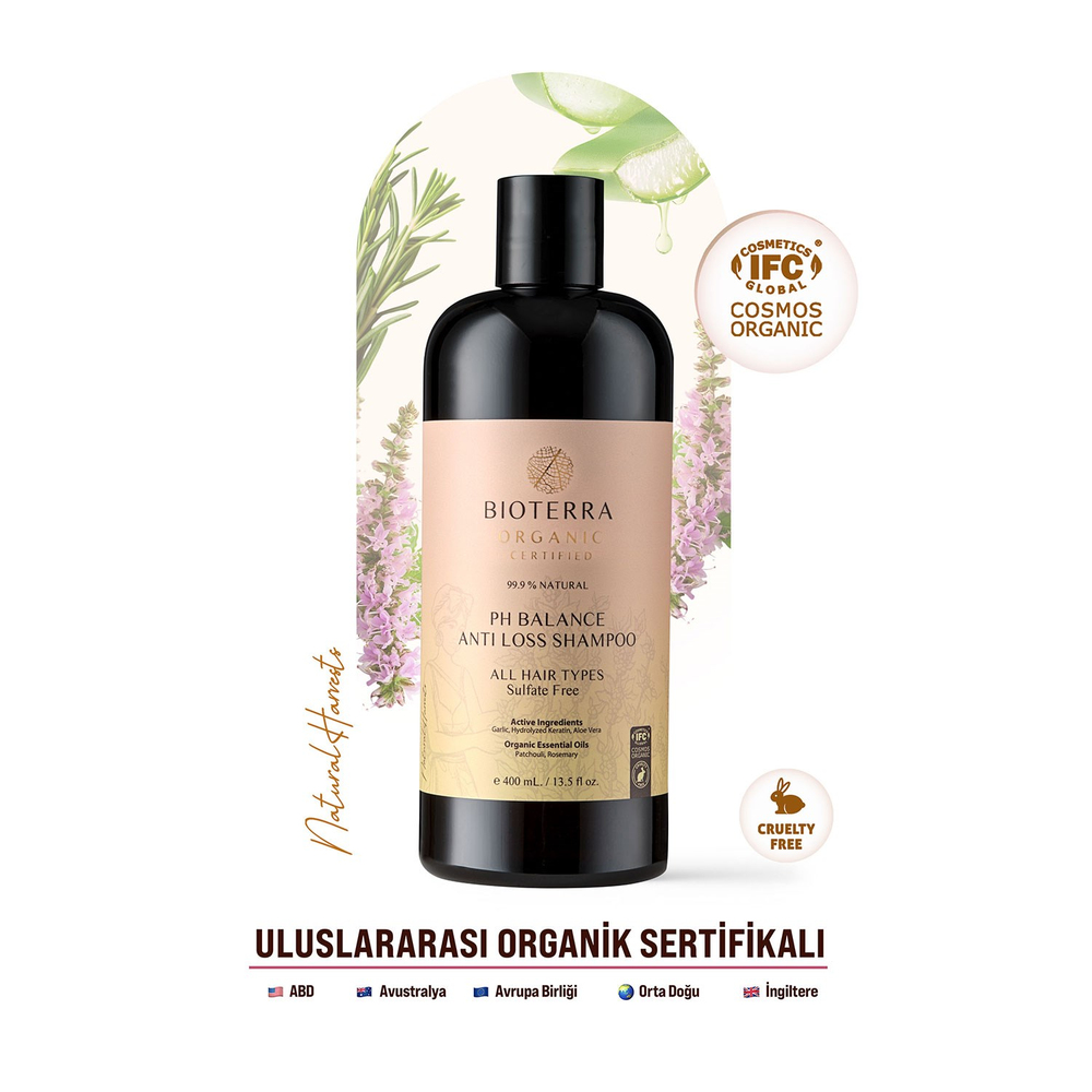Bioterra Organic Ph Balancing Shampoo 400 ml