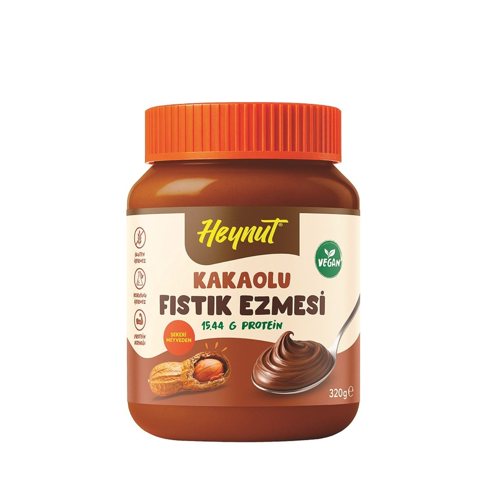 Kakaolu Fıstık Ezmesi (Hurma ile Tatlandırılmış) 320g