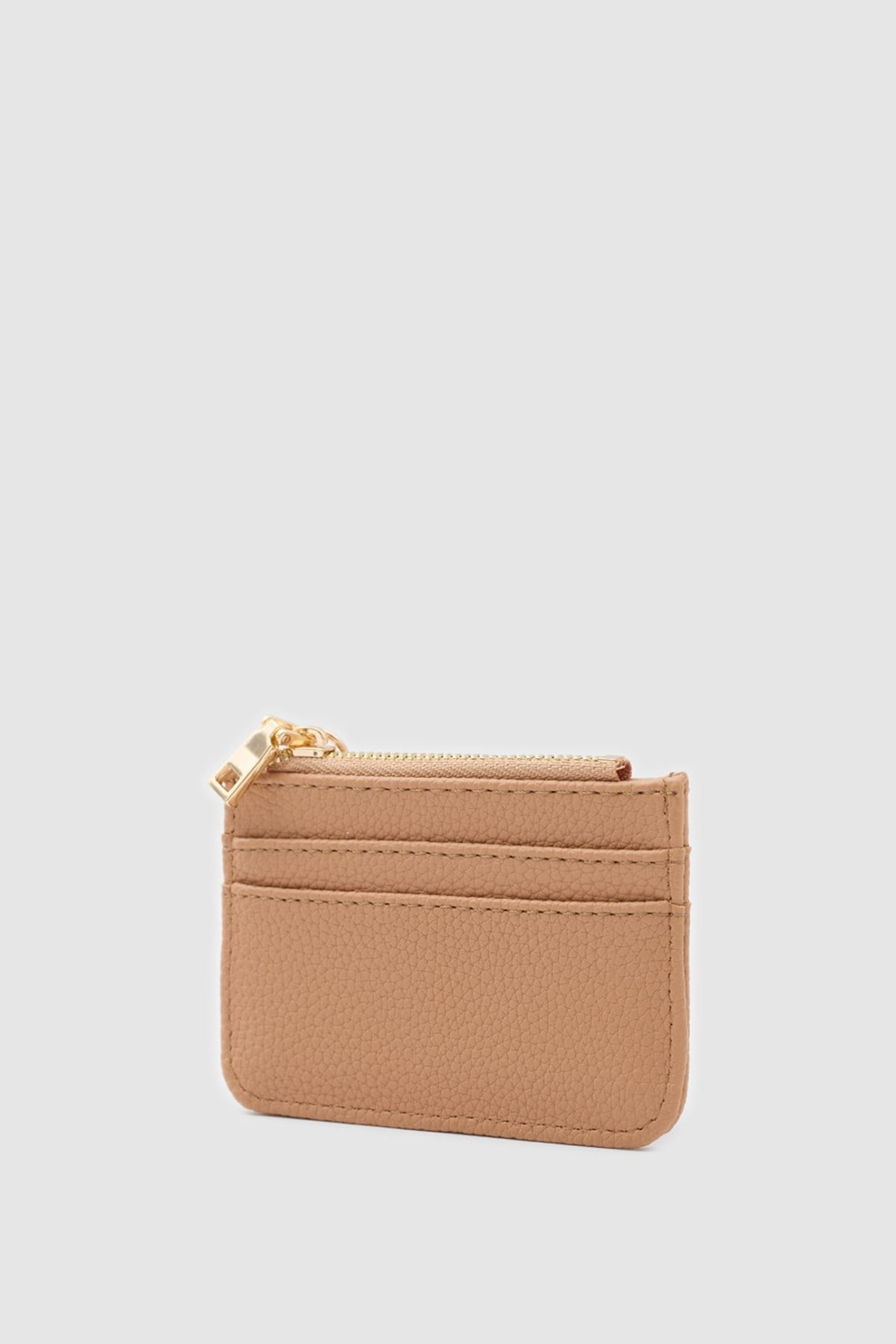 Nook Fermuarlı Charm Kartlık Camel