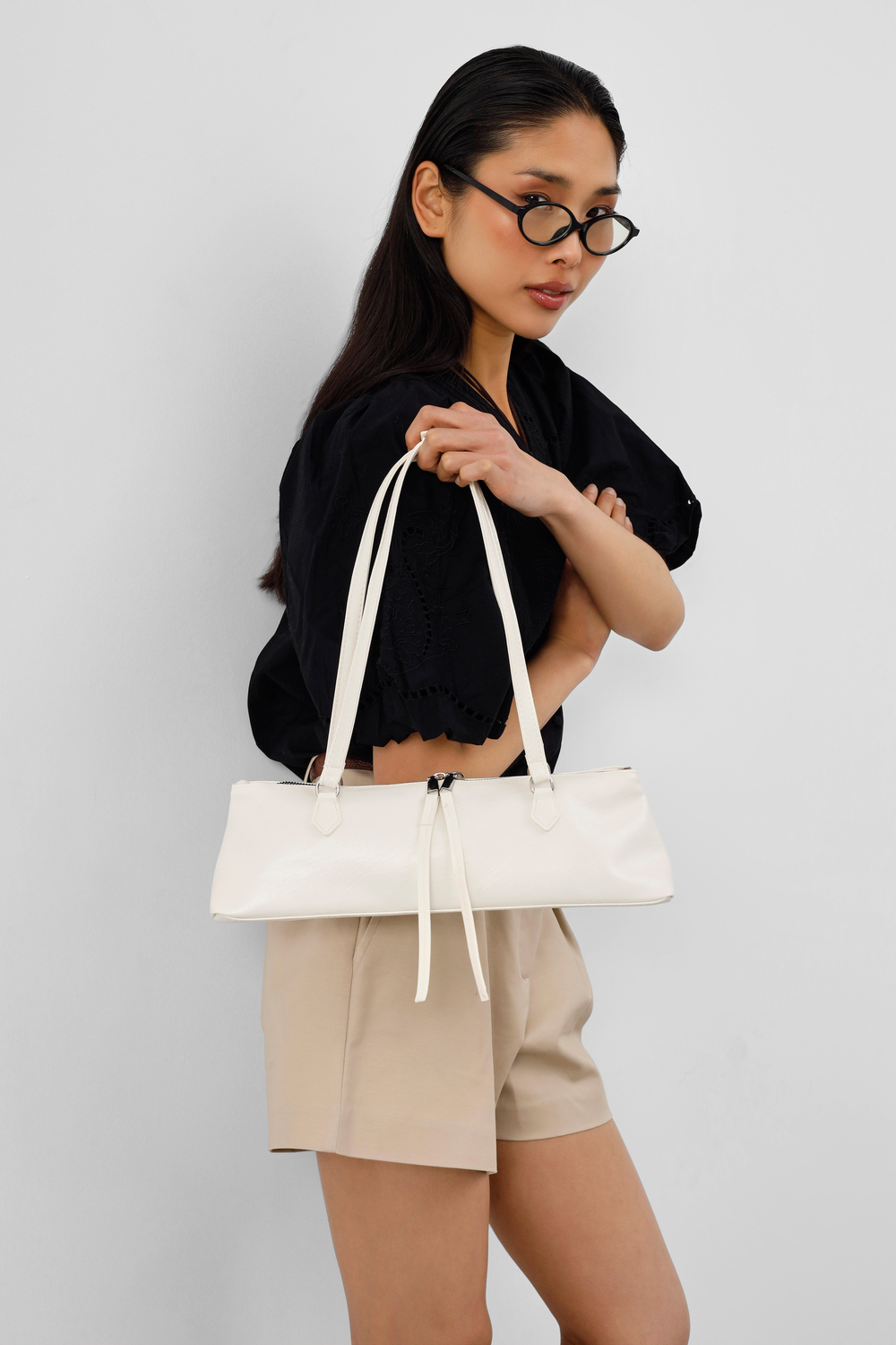 Core Basic Baget Çanta Vanilya