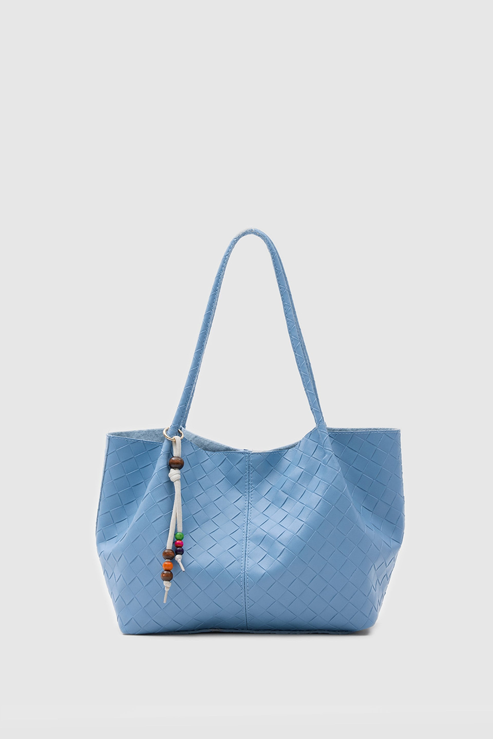 Miura Charm Detaylı Örgü Omuz İndigo