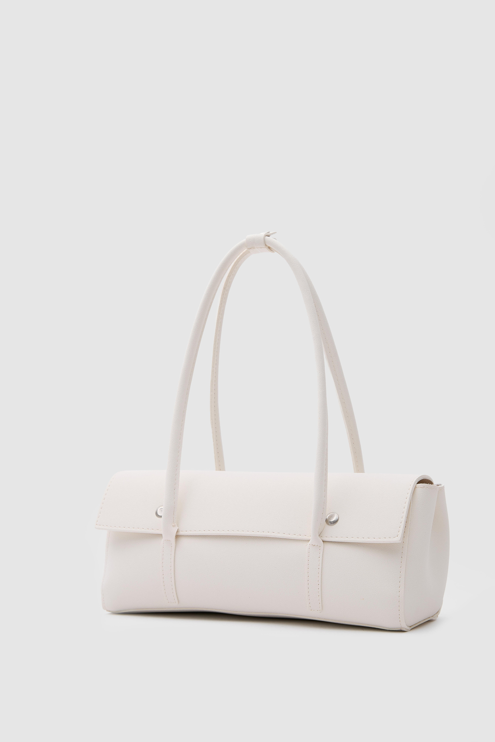Mari Vintage Baget Çanta Krem