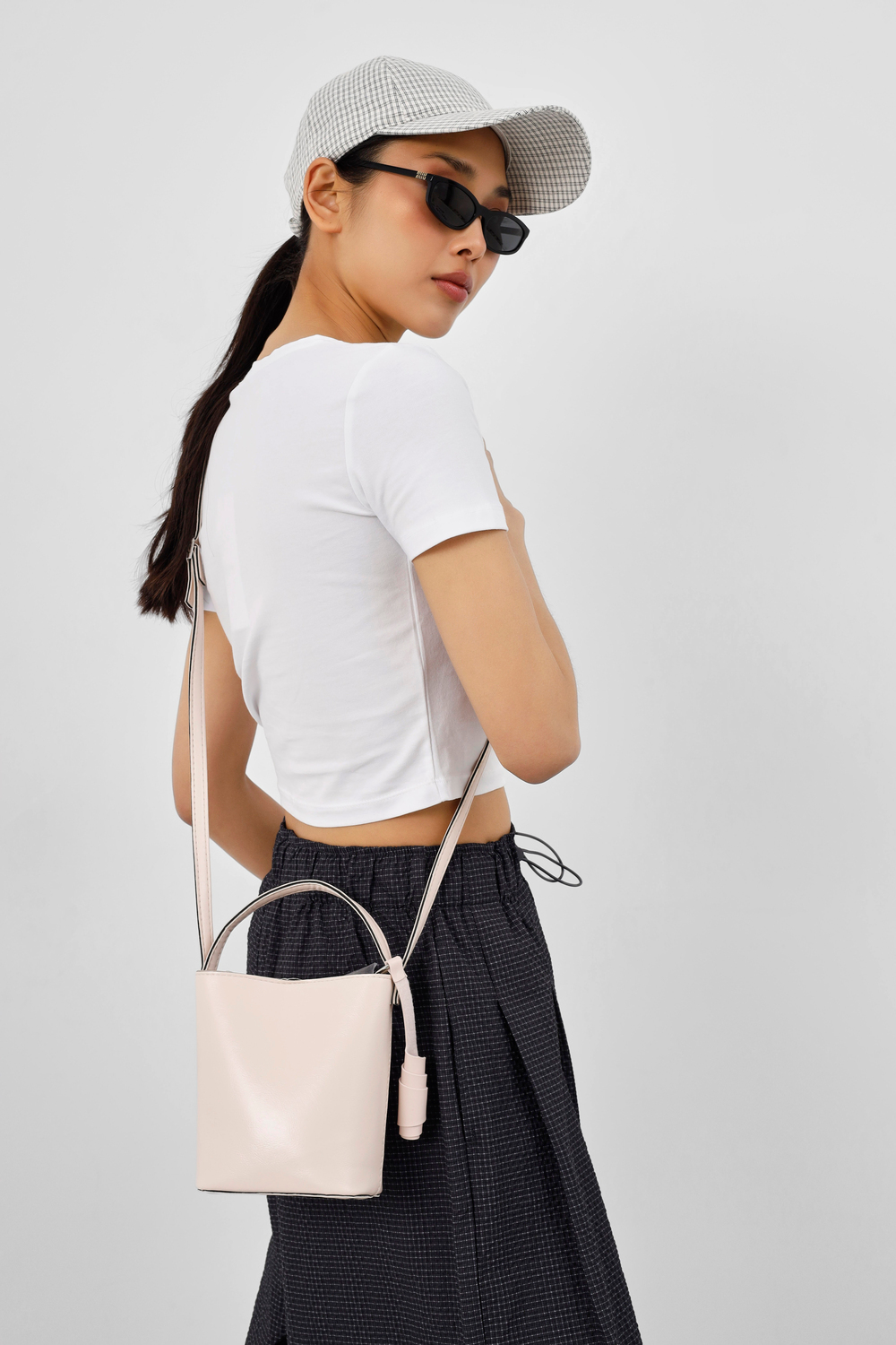 Amore Minimal Çapraz Çanta Pembe