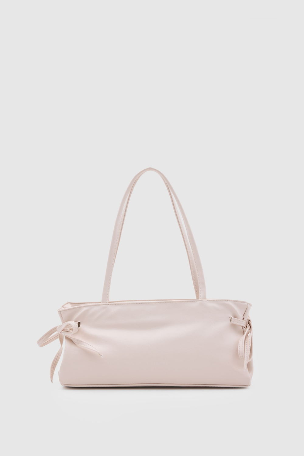 Baggy Fiyonklu Baget Çanta Pudra Pembe