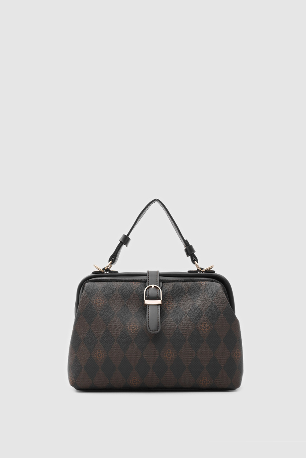 Botte Monogram Vintage El ve Çapraz Çanta Acı Kahve