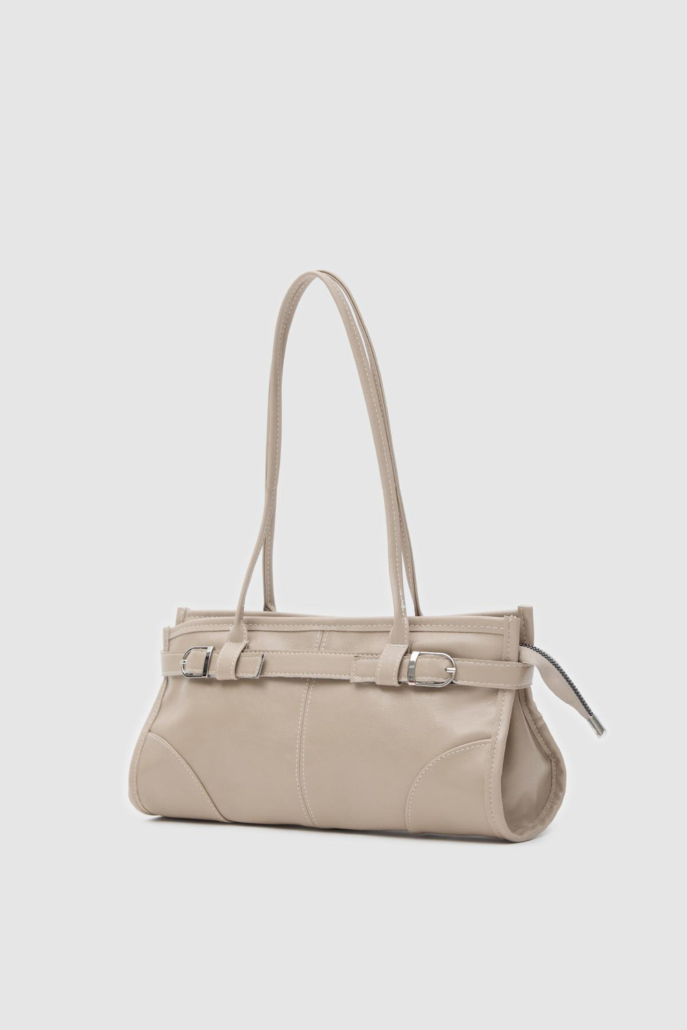 Enyola Vintage Baget Çanta Bej