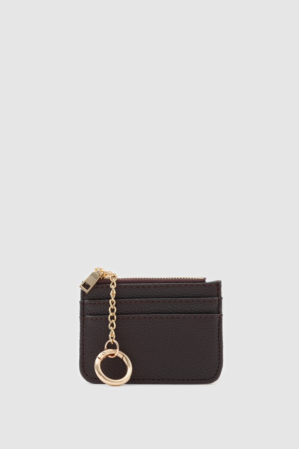 Nook Fermuarlı Charm Kartlık Acı Kahve
