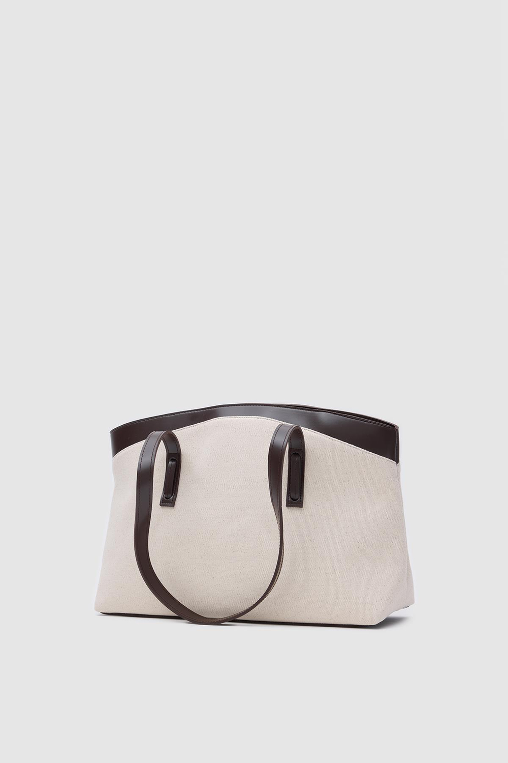 Citta Kanvas Tote Bag Kahverengi