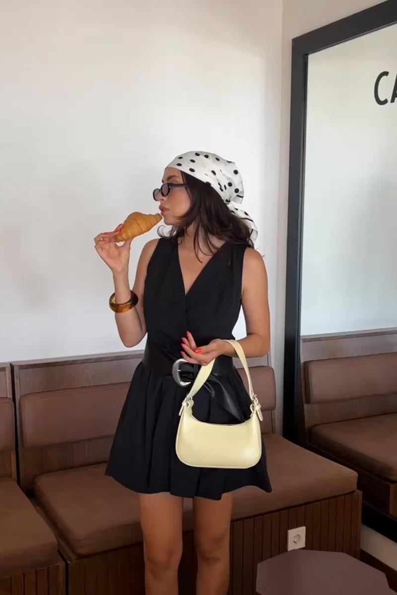 Muse Oval Baget Çanta Sarı