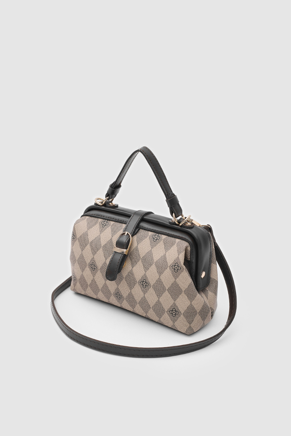 Botte Monogram Vintage El ve Çapraz Çanta Bej