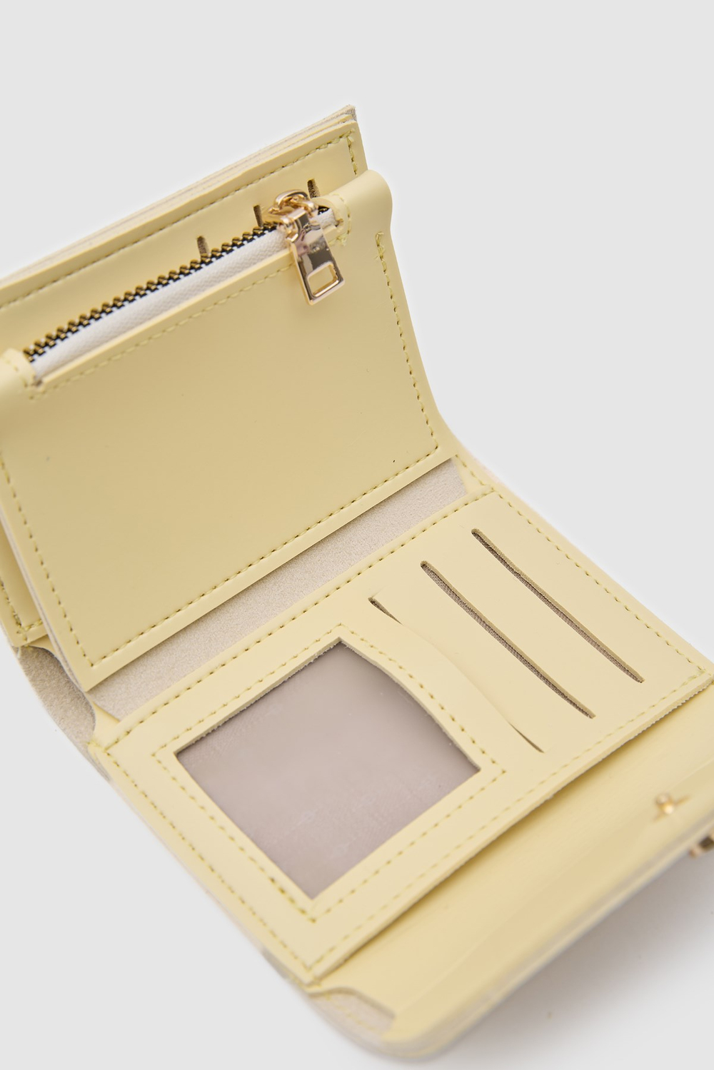 Pico Kapaklı Kadın Cüzdan Butter Yellow