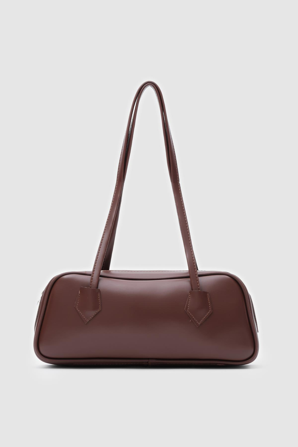 Boheme Vintage Baget Çanta Fındık Kabuğu