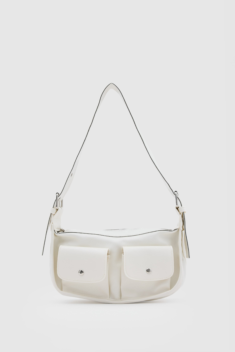 Diana Vintage Baget Çanta Krem