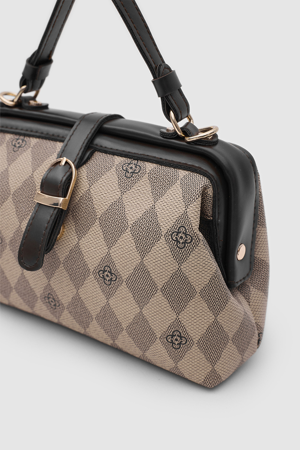 Botte Monogram Vintage El ve Çapraz Çanta Bej