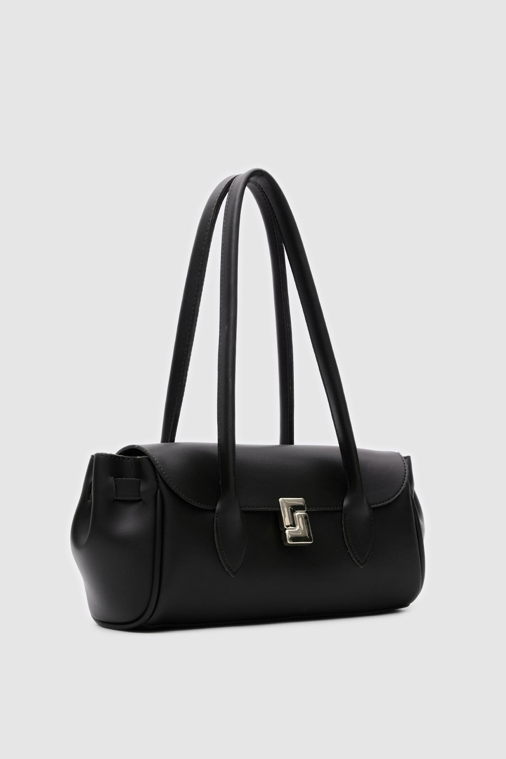 Lia Vintage Baget Çanta Siyah