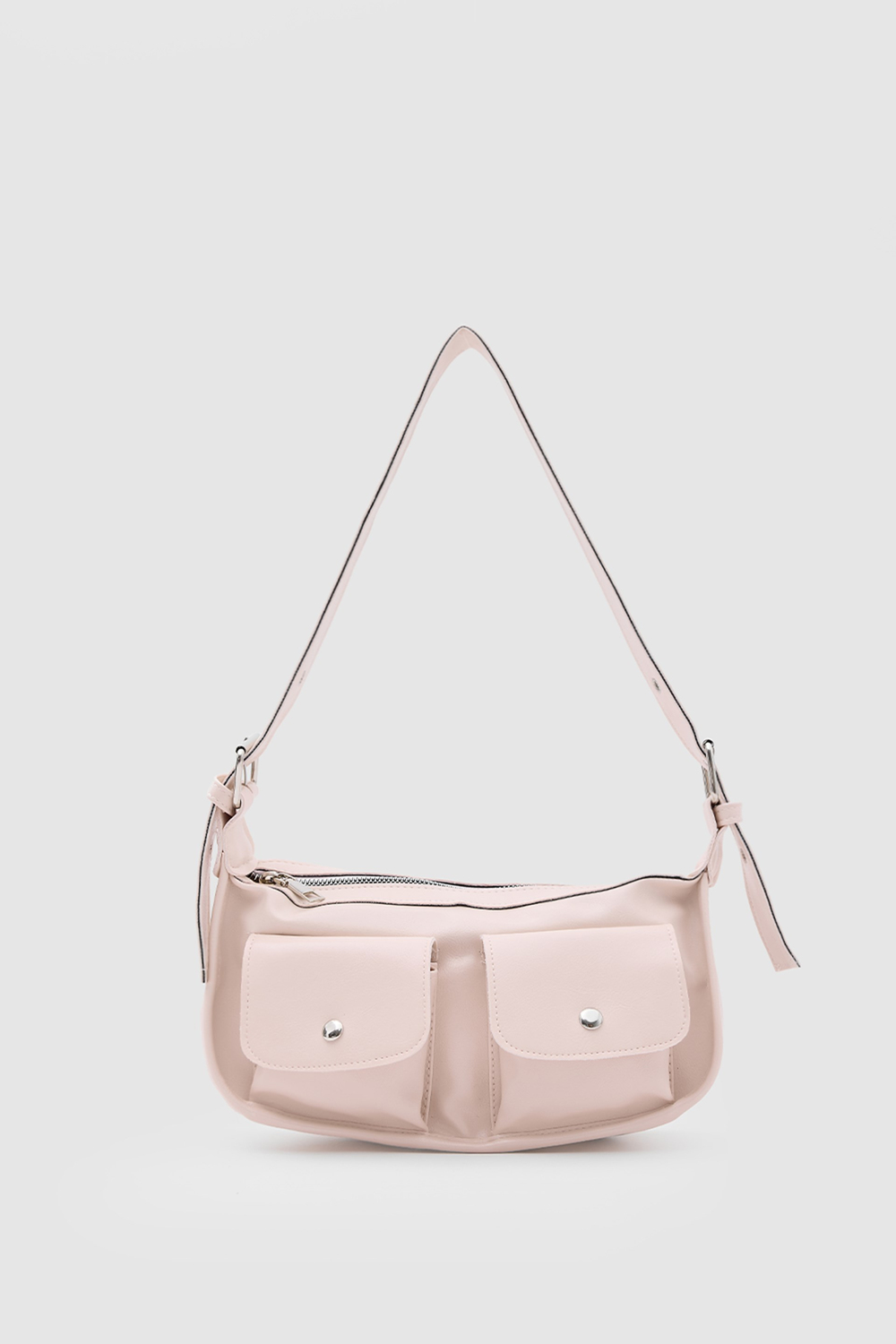 Diana Vintage Baget Çanta Pudra Pembe