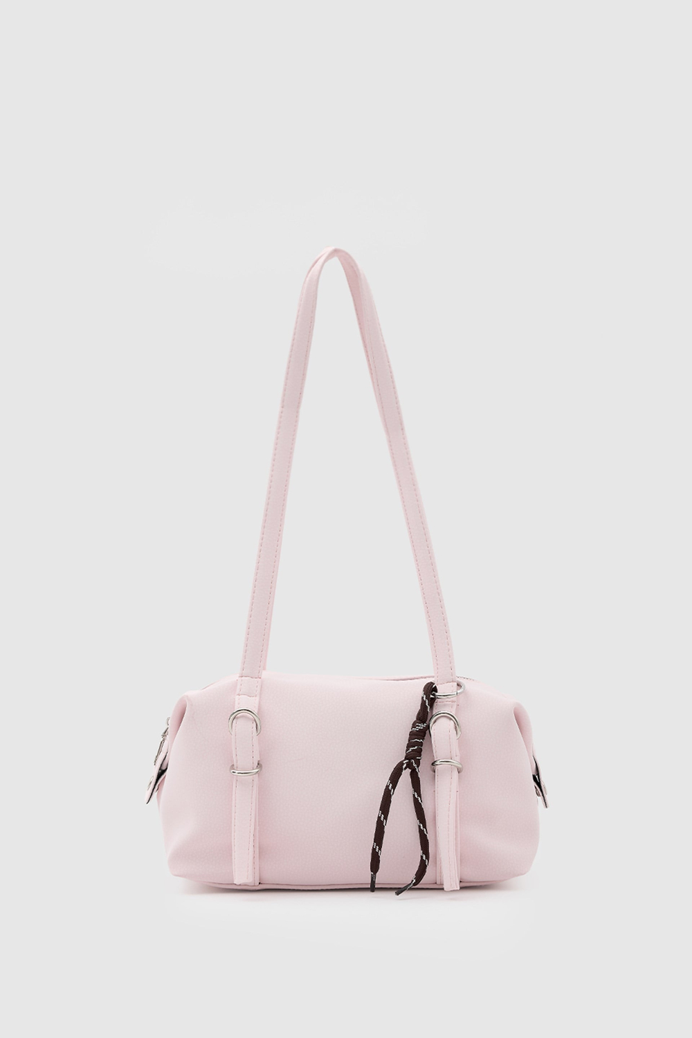 Gia Charmlı Oval Çanta Pudra Pembe