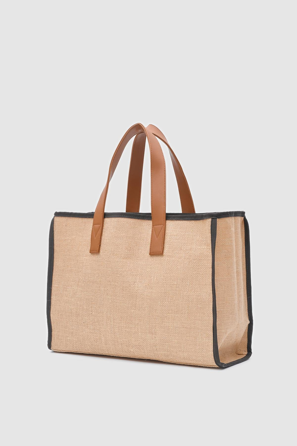 Arc X Large Hasır Tote Bag Kahverengi