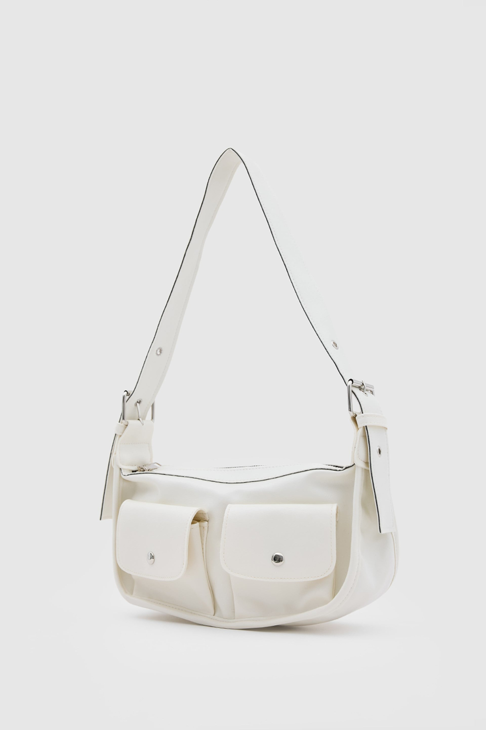 Diana Vintage Baget Çanta Krem