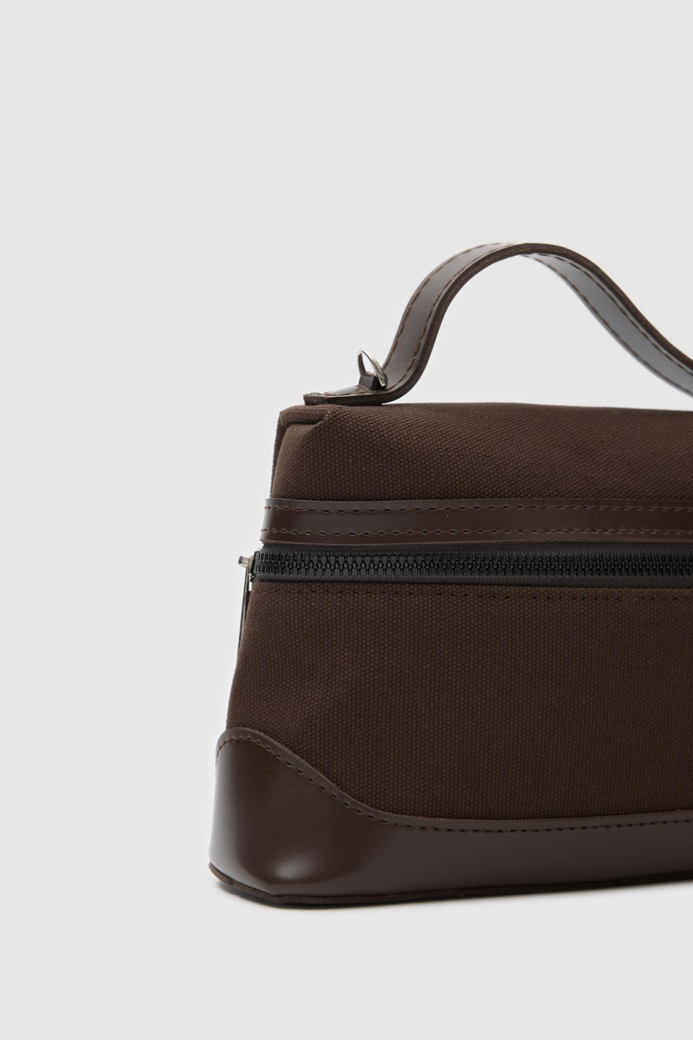 Yoko Box Bag El ve Çapraz Omuz Çanta Kahverengi