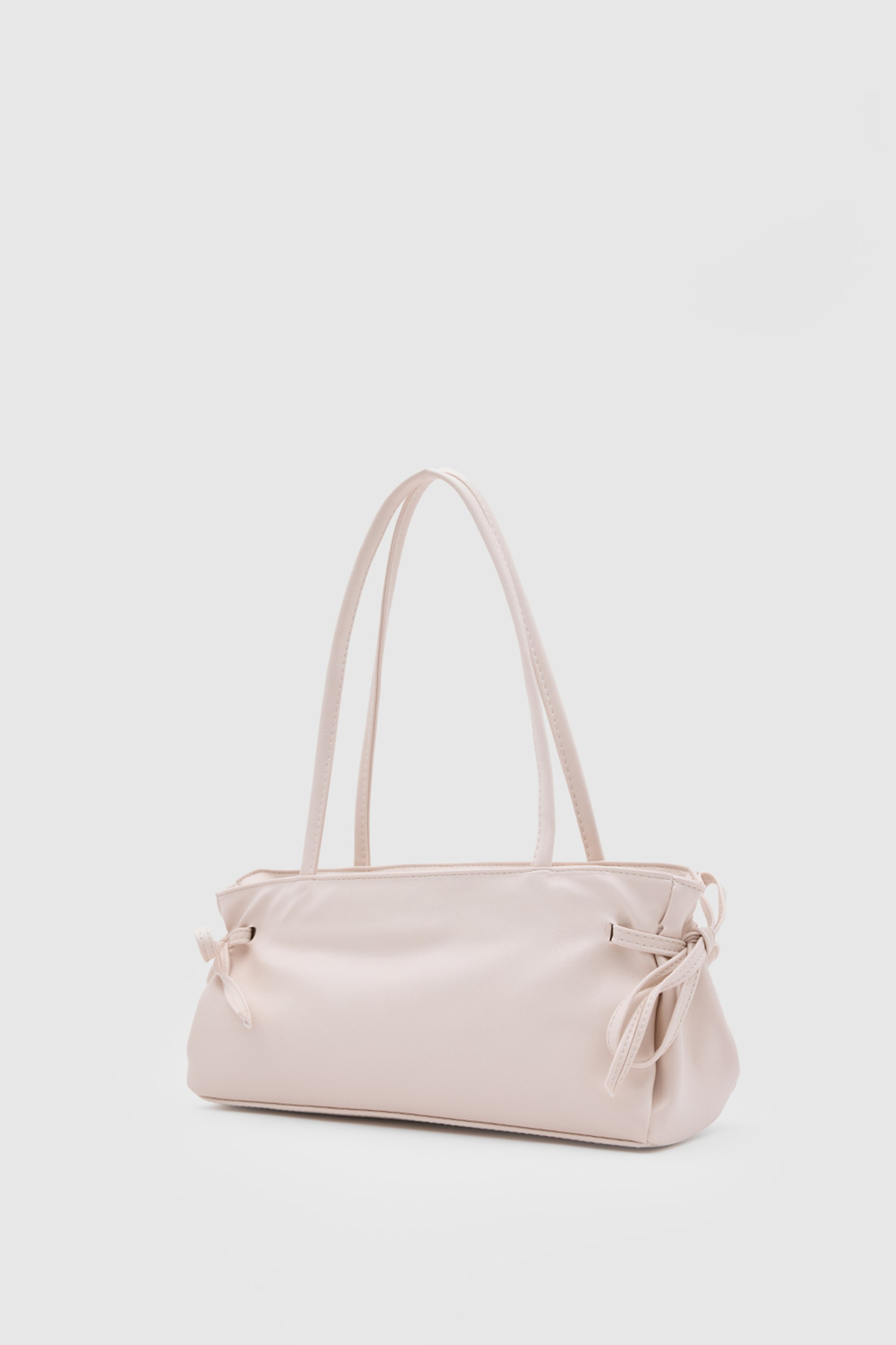 Baggy Fiyonklu Baget Çanta Pudra Pembe